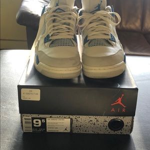 Jordan 4 IV military blue 9.5